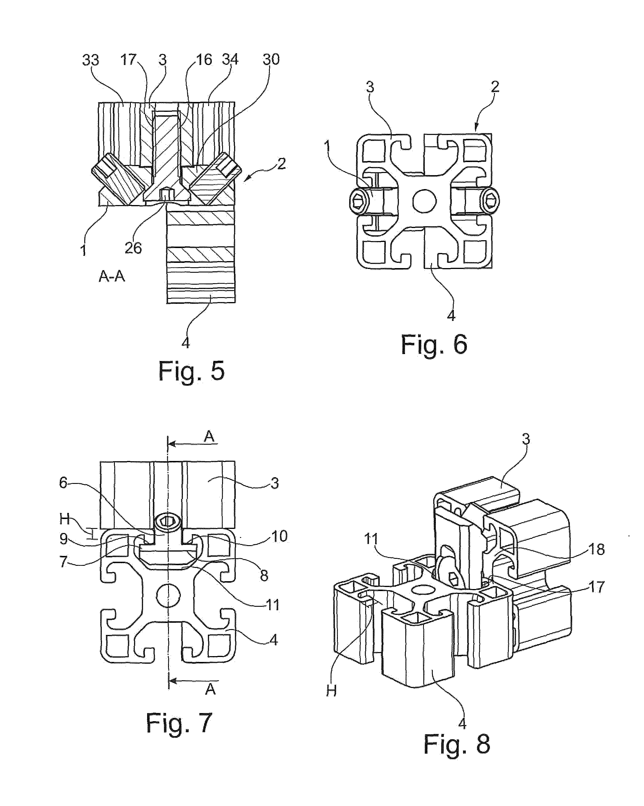 Profile connector and profile assembly