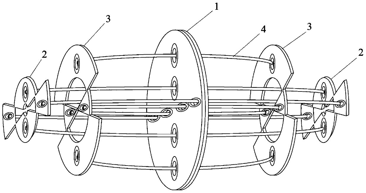 Large current measuring device with anti-skin effect