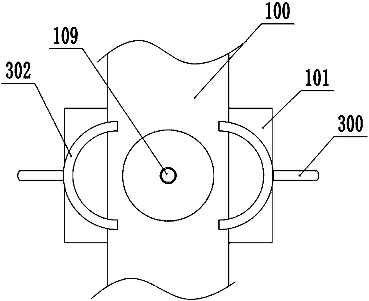 Moving device for locomotive mounting