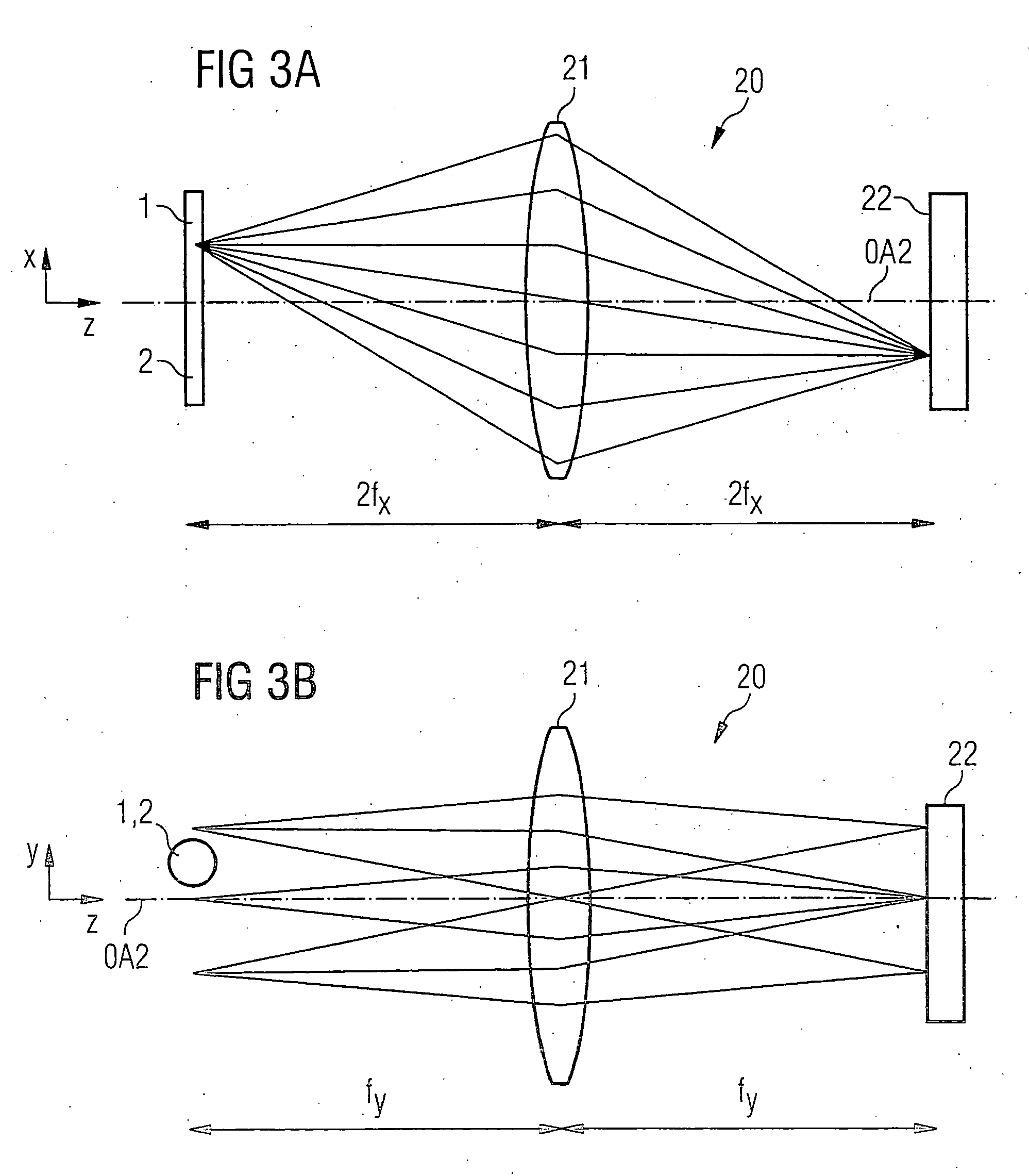 Device for thermally treating at least one optical fibre