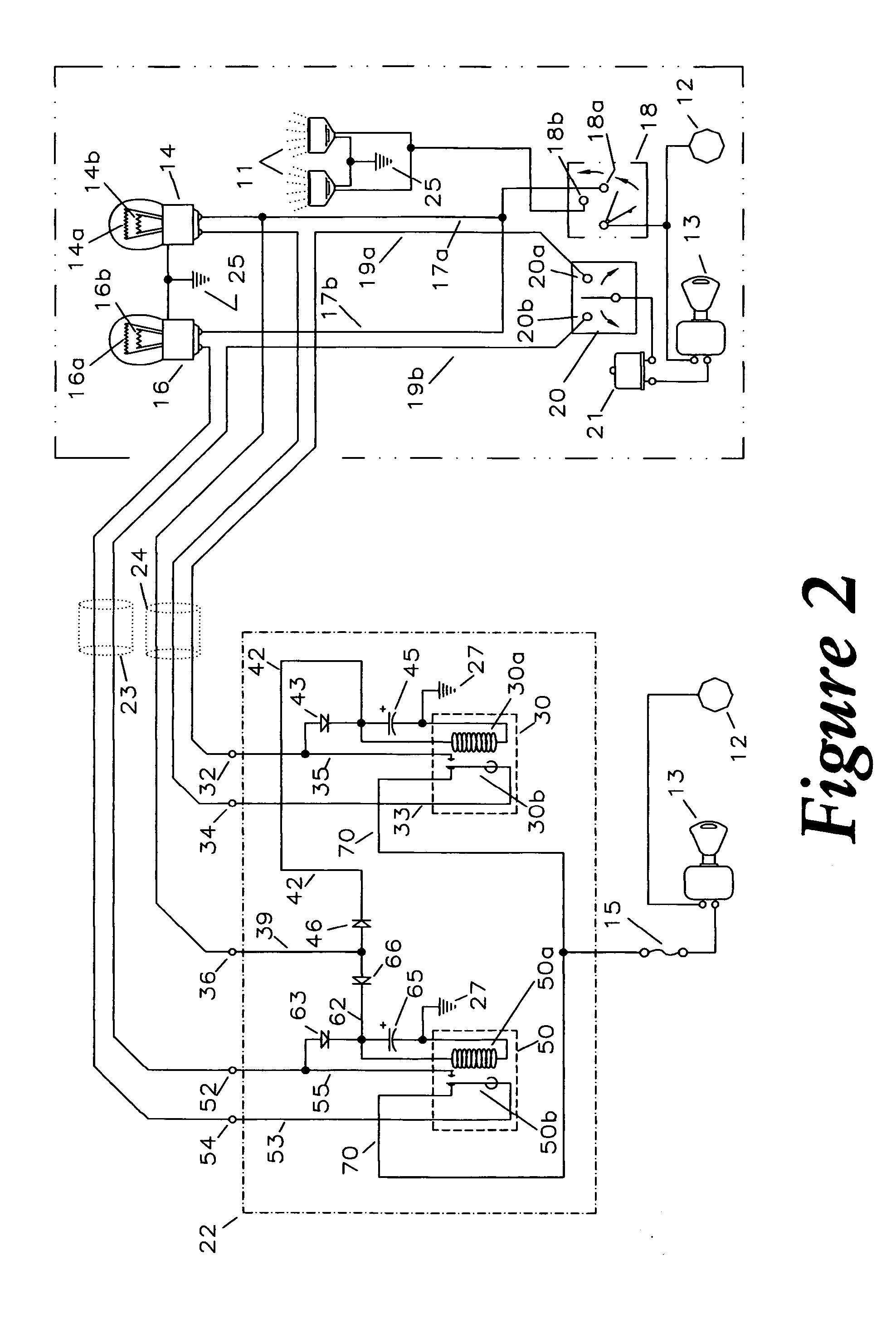 Directional lamp daytime running light module and vehicular turn signal control system