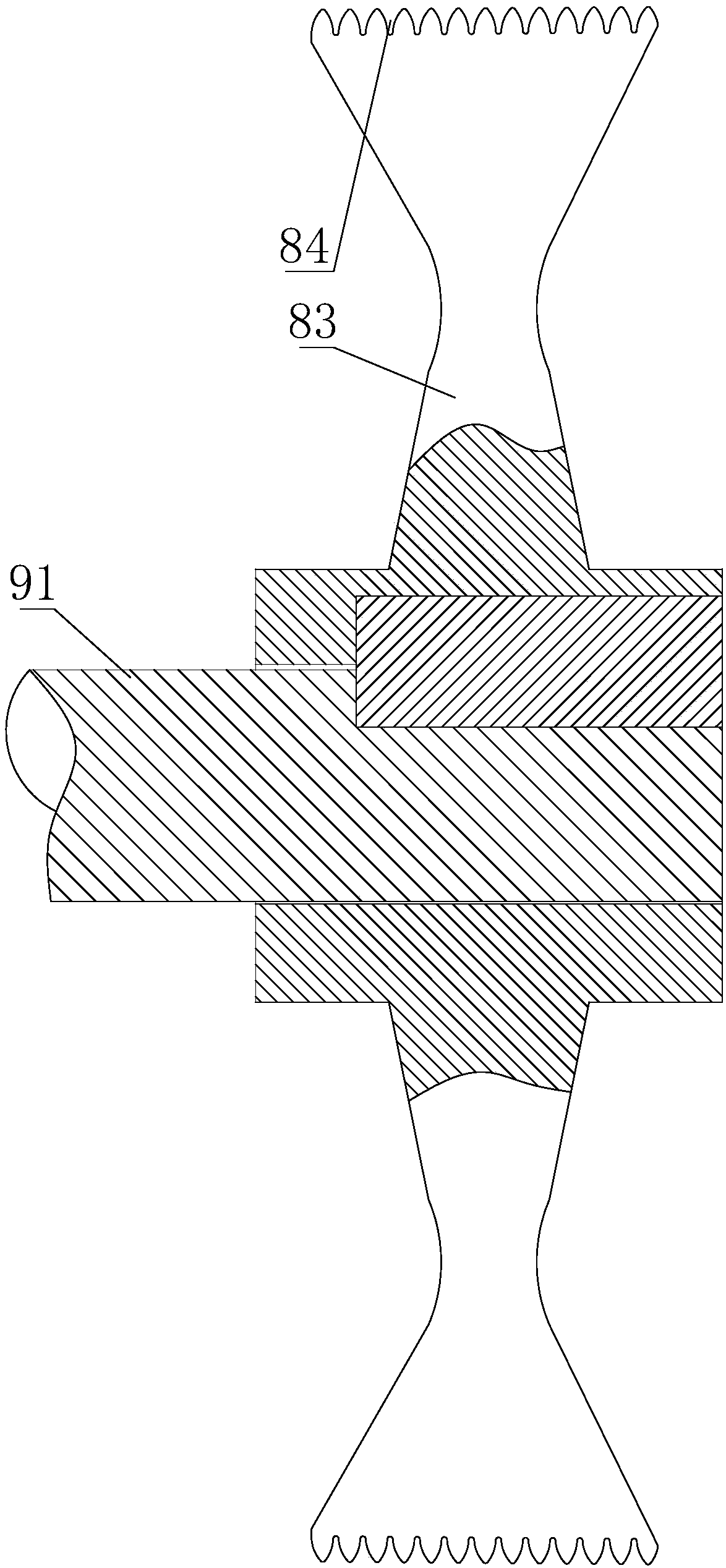 Fruit collecting device used for collecting Sichuan pepper