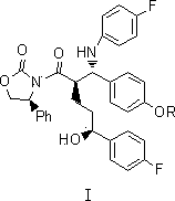 Preparation method of ezetimibe intermediate