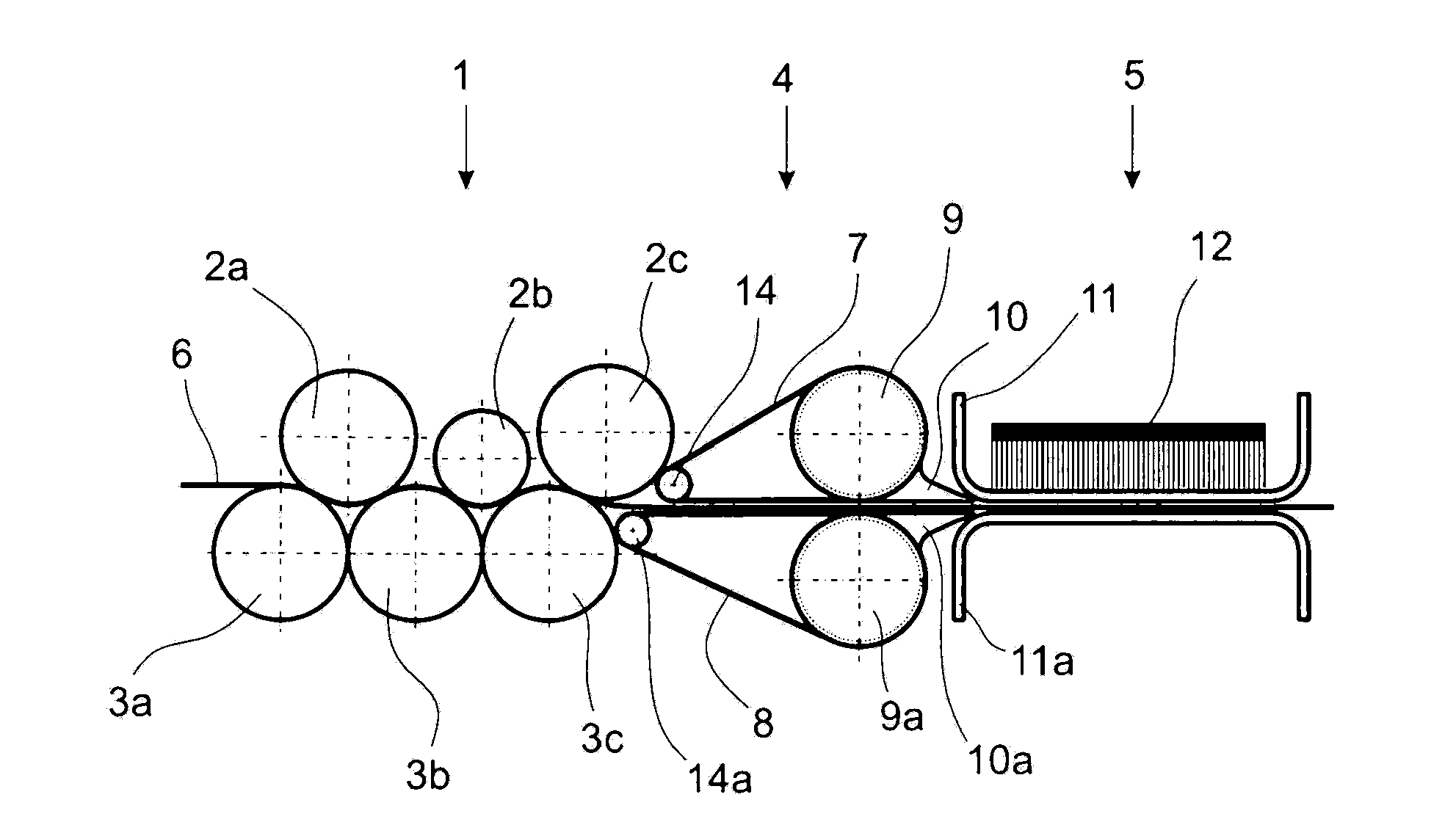 Feed system for textile processing machine