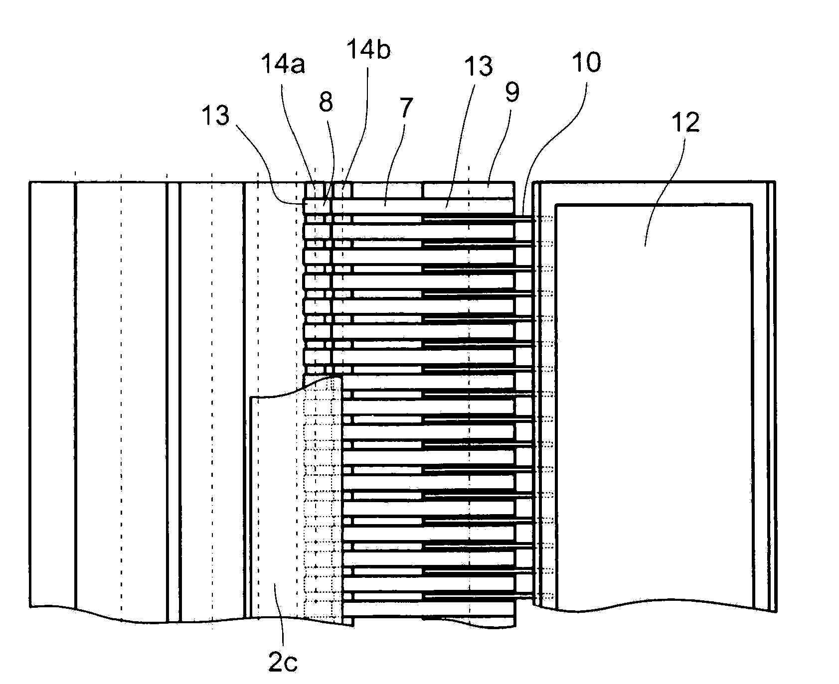 Feed system for textile processing machine