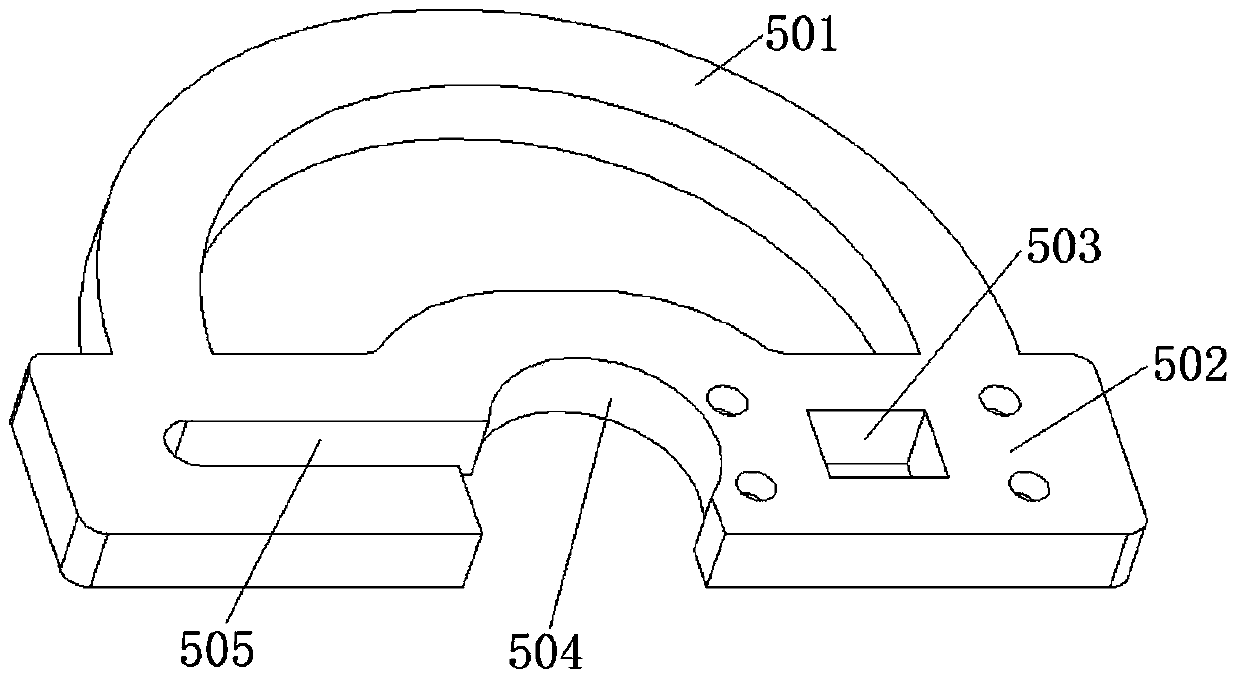 On-line measurement device for shallow-spigot part with shaft in middle