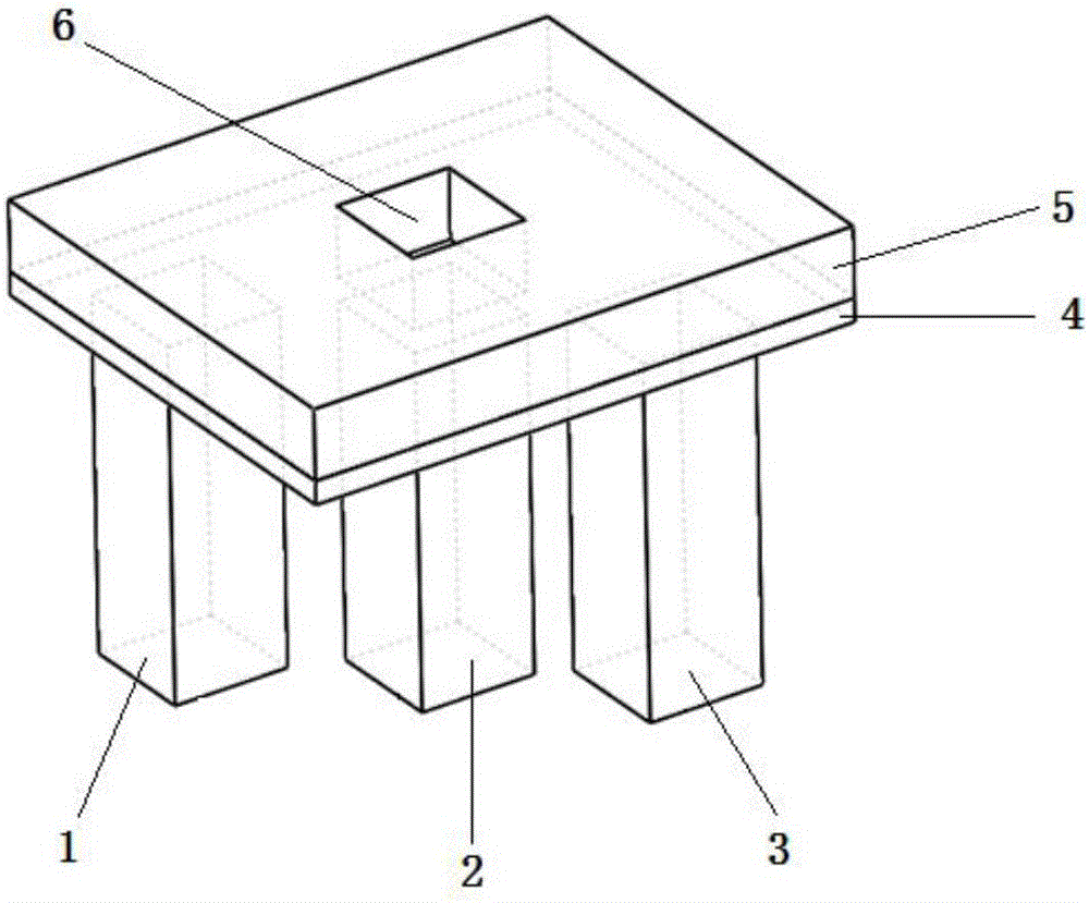 Test specimen and method applicable to testing material constants of film by aid of ultrasonic resonance spectrum processes