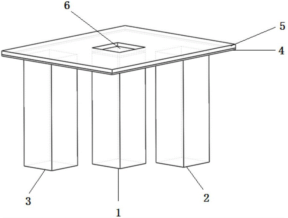 Test specimen and method applicable to testing material constants of film by aid of ultrasonic resonance spectrum processes