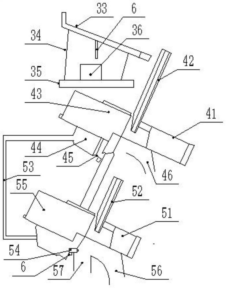 Sorting mechanism capable of distinguishing grades of tea fresh leaves