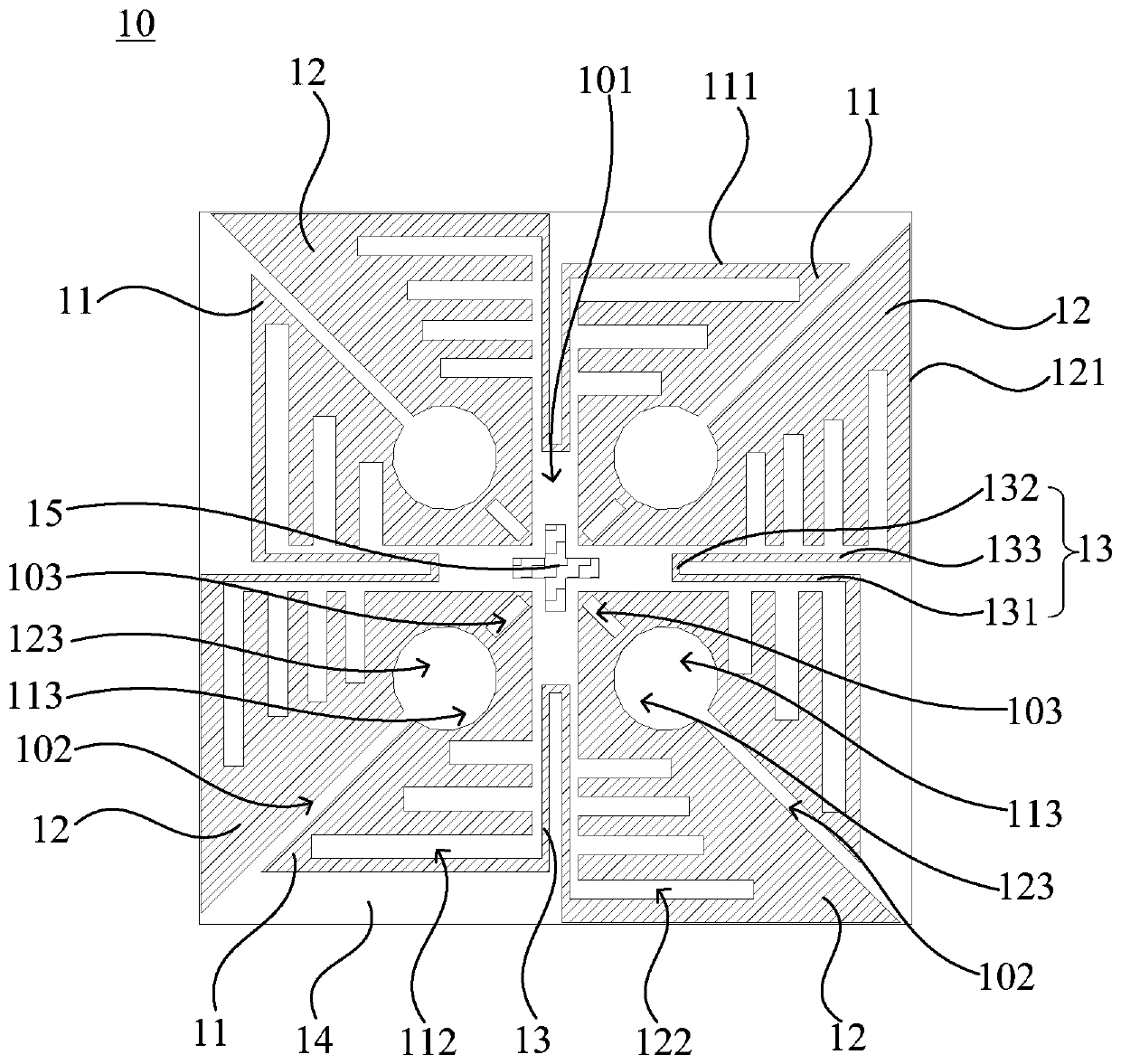 Dual-frequency dual-polarized antenna and radiating unit