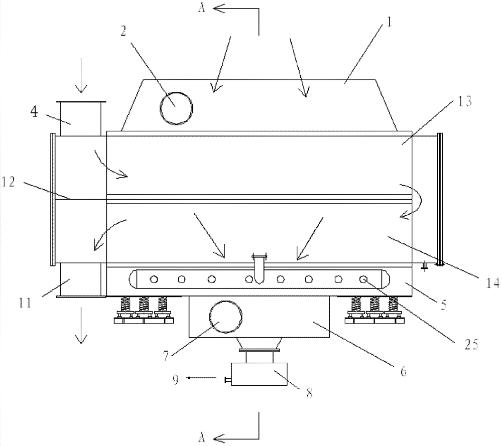 All-welded plate shell type stainless steel condenser and application thereof