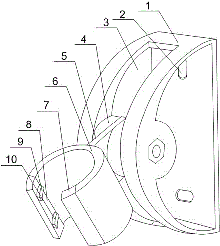 Fastening structure for spray header