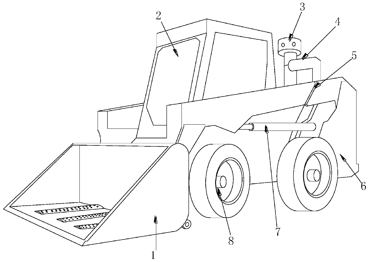 A road cleaning diesel snow plow using the principle of lowering the freezing point