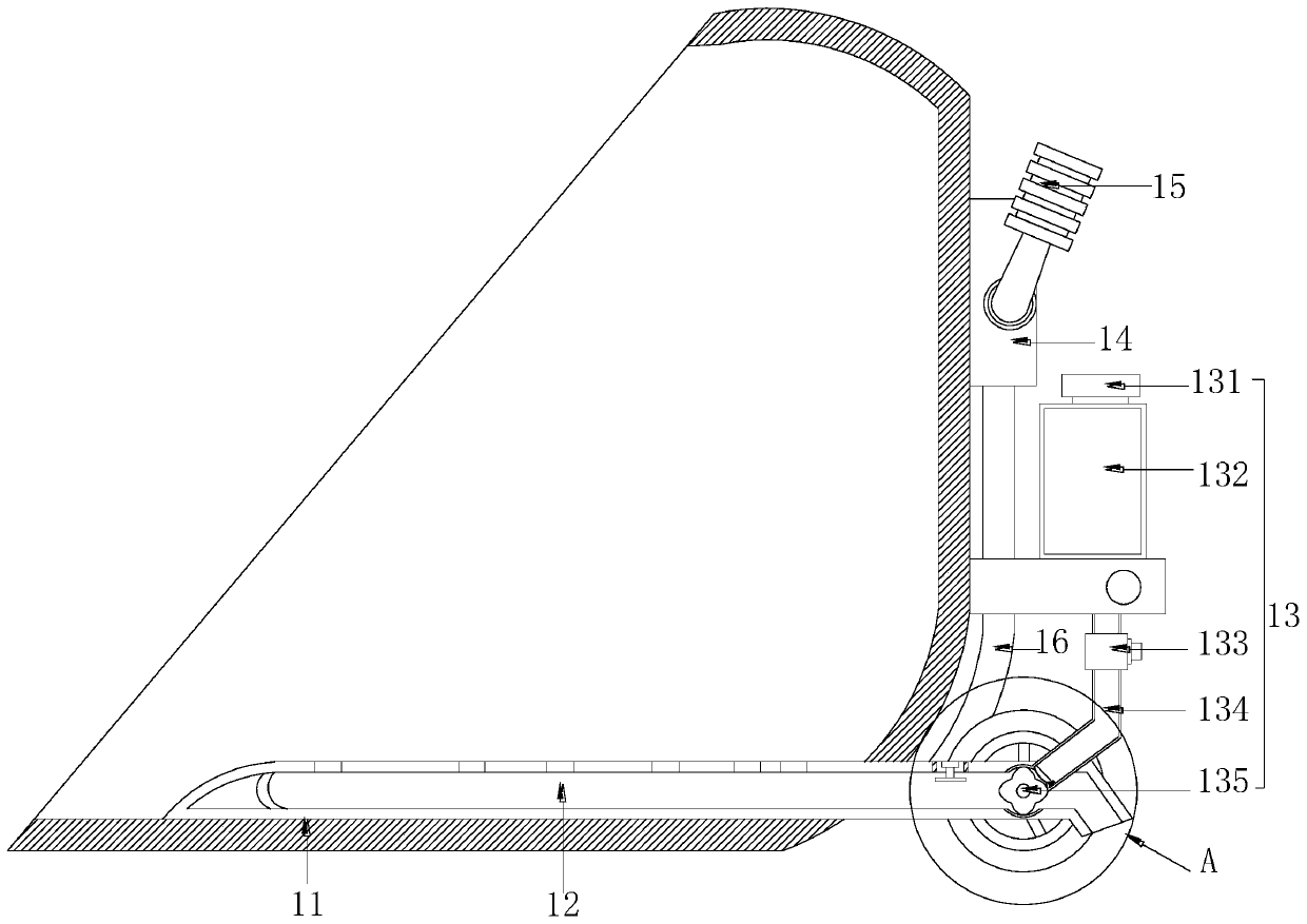 A road cleaning diesel snow plow using the principle of lowering the freezing point