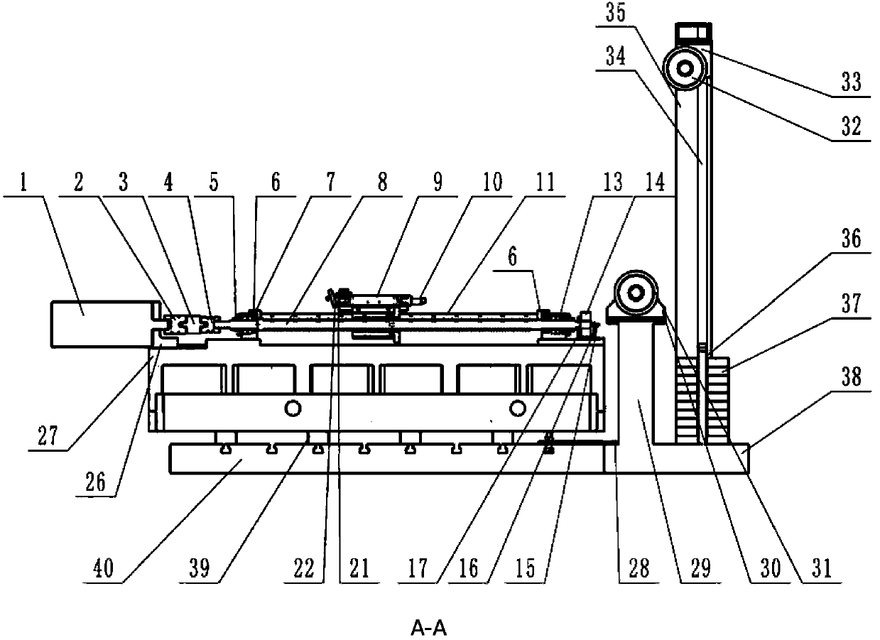 Device for detecting comprehensive performance of ball screw assembly in loaded state