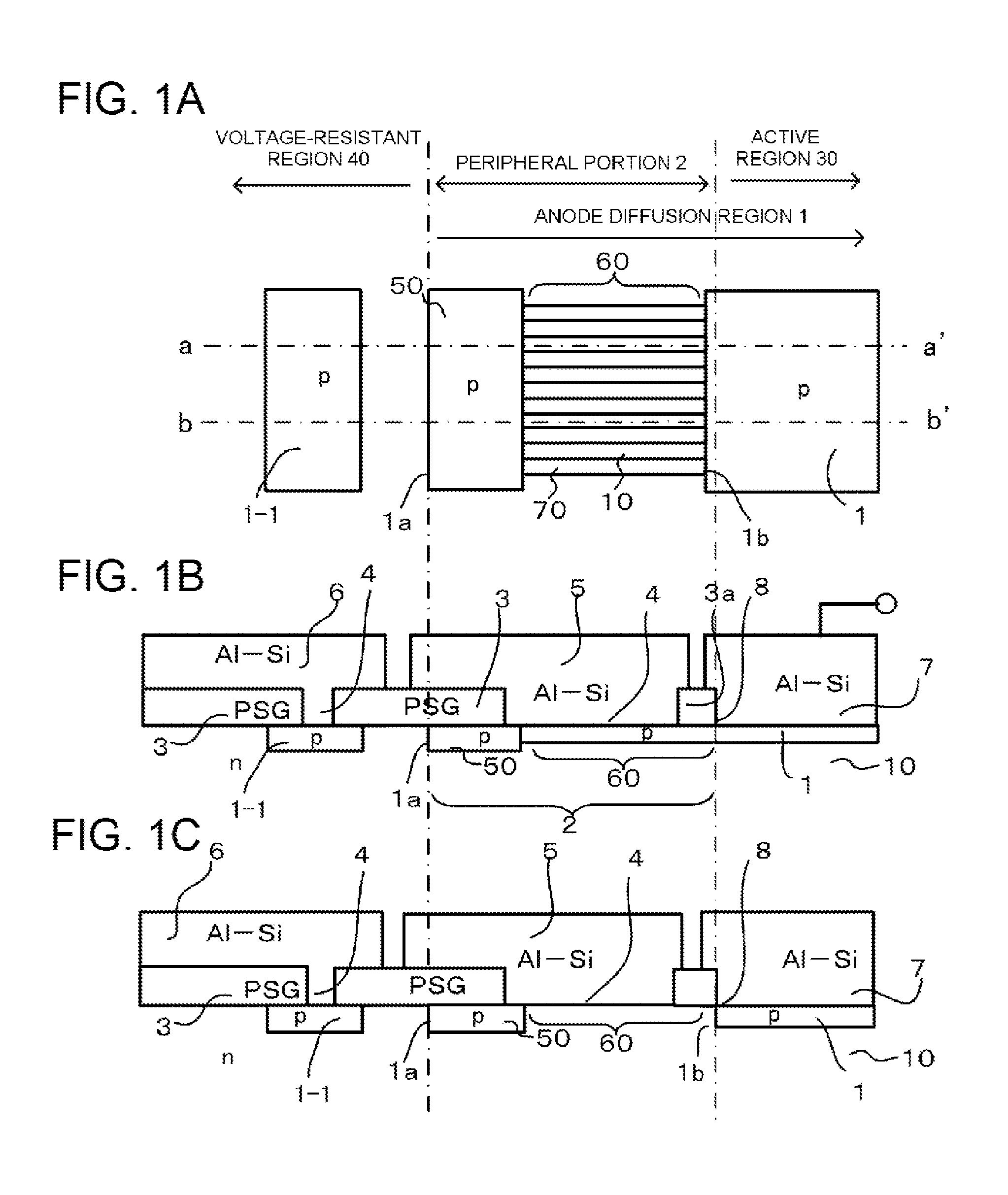 Semiconductor device having a diffusion region