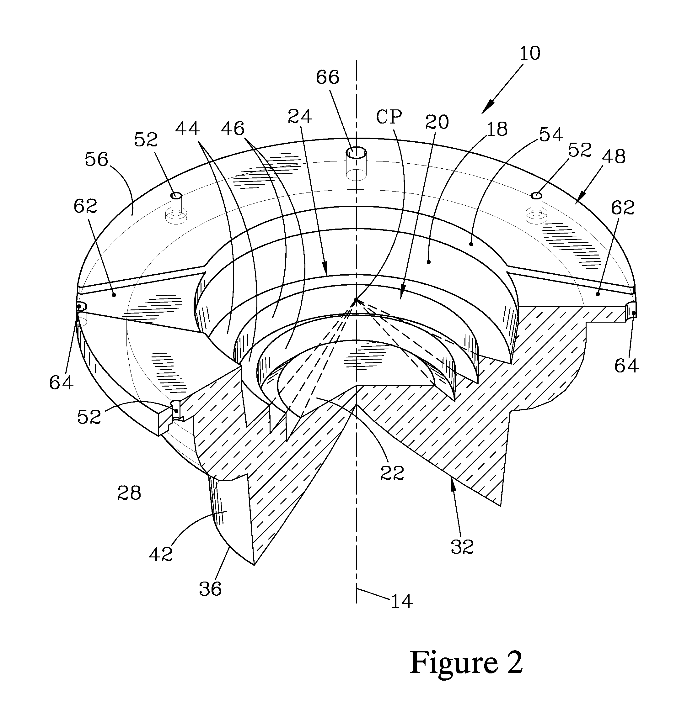 Side-emitting lens for LED lamp