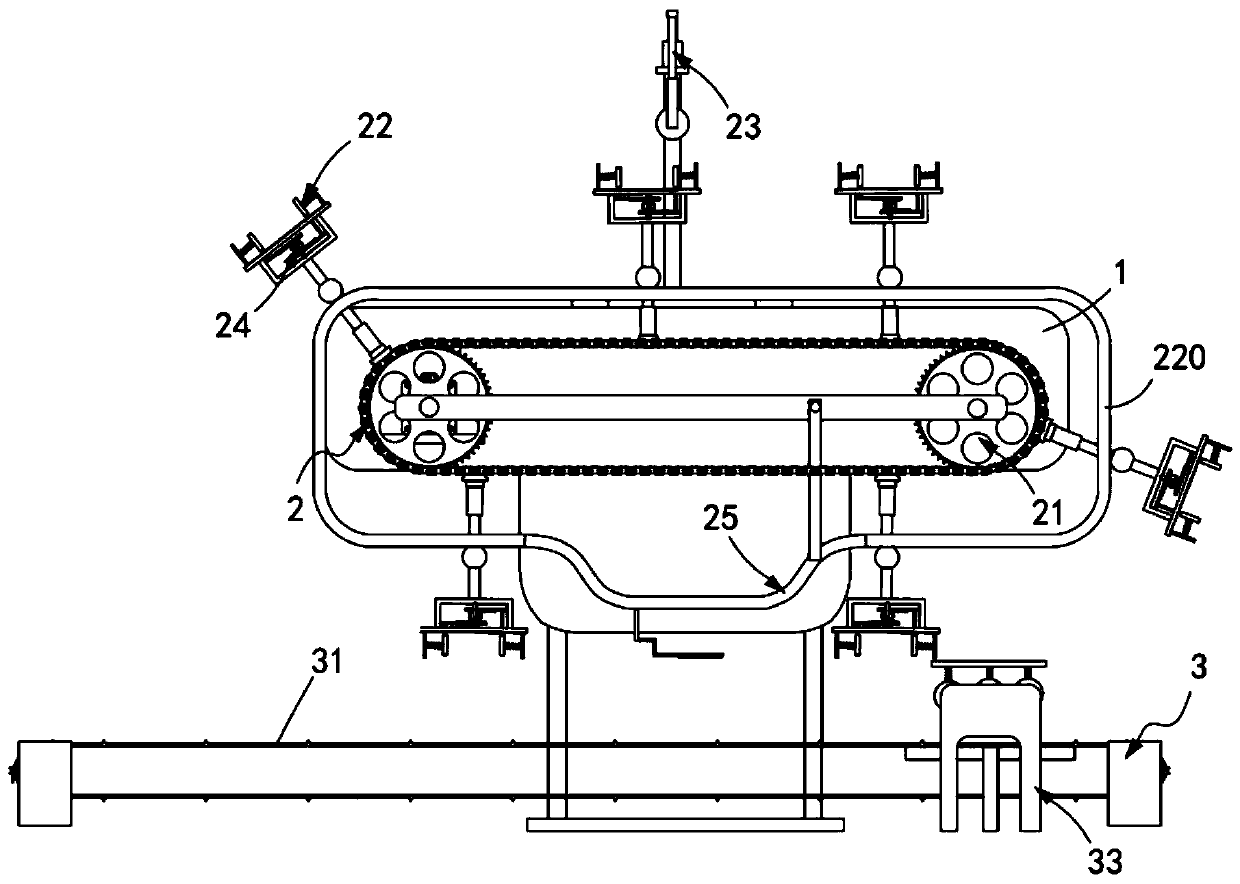 Bimetal composite board gluing device