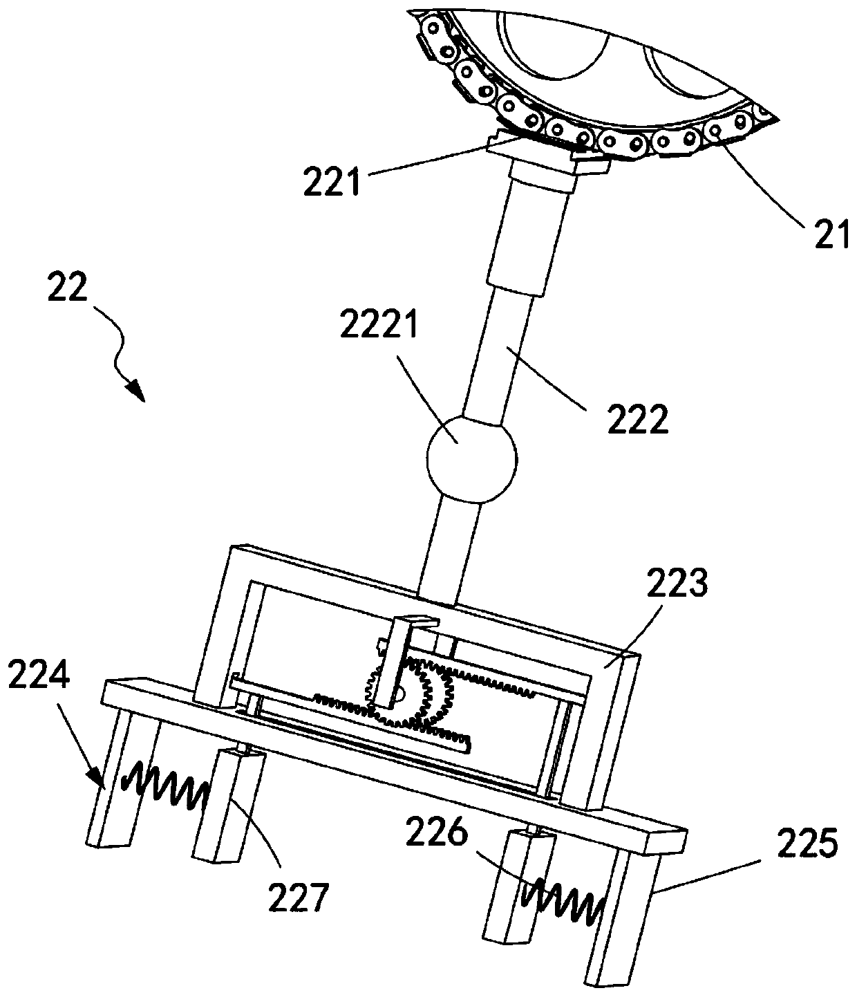 Bimetal composite board gluing device