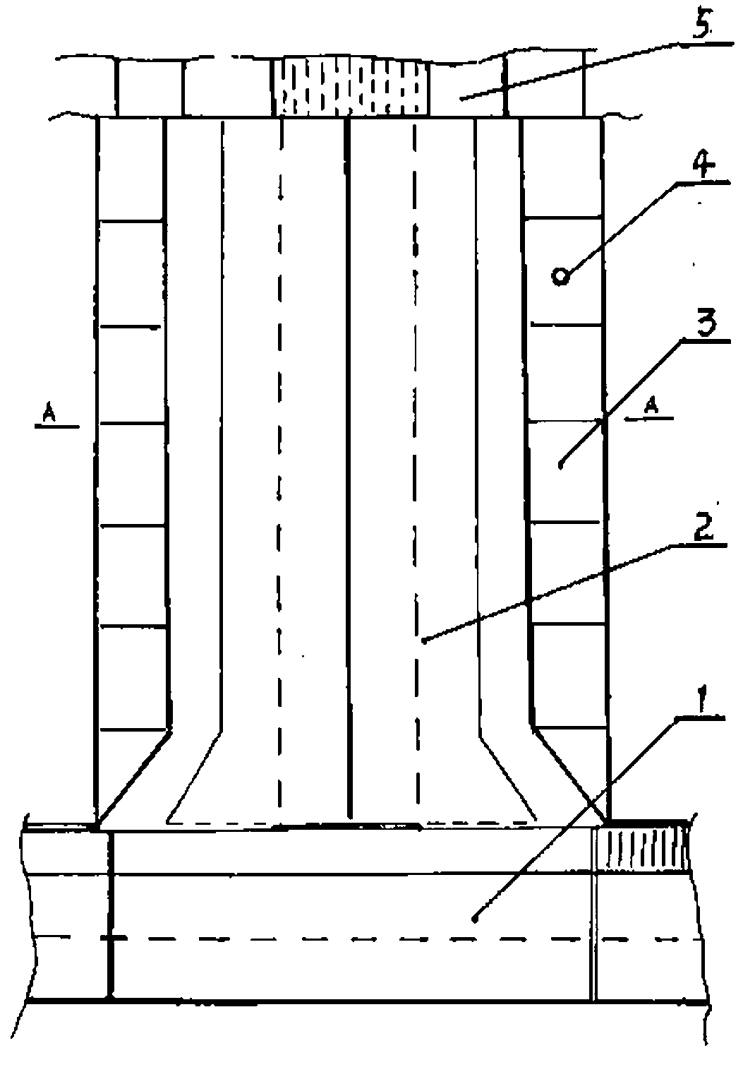 City inland river building layout