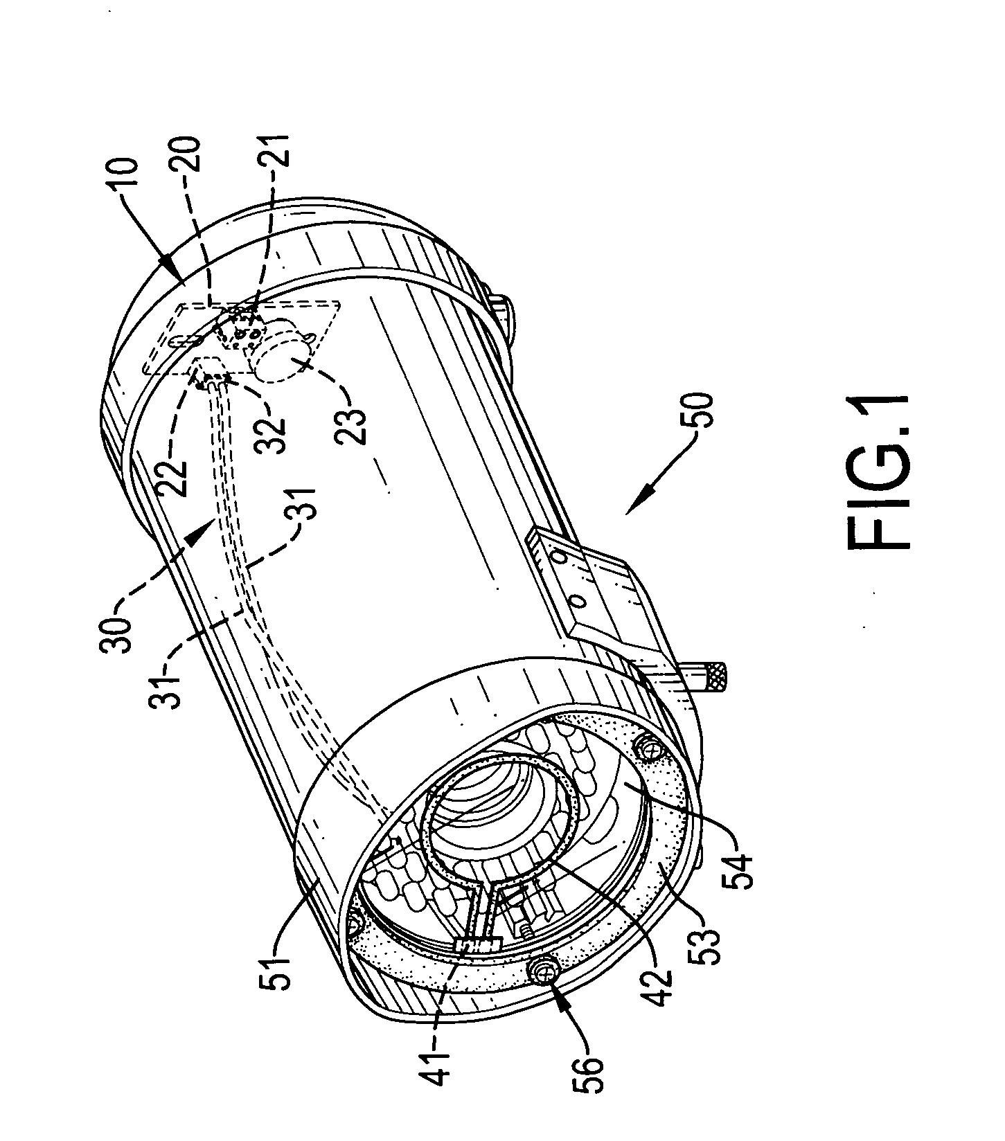 Defogging device for a surveillance camera