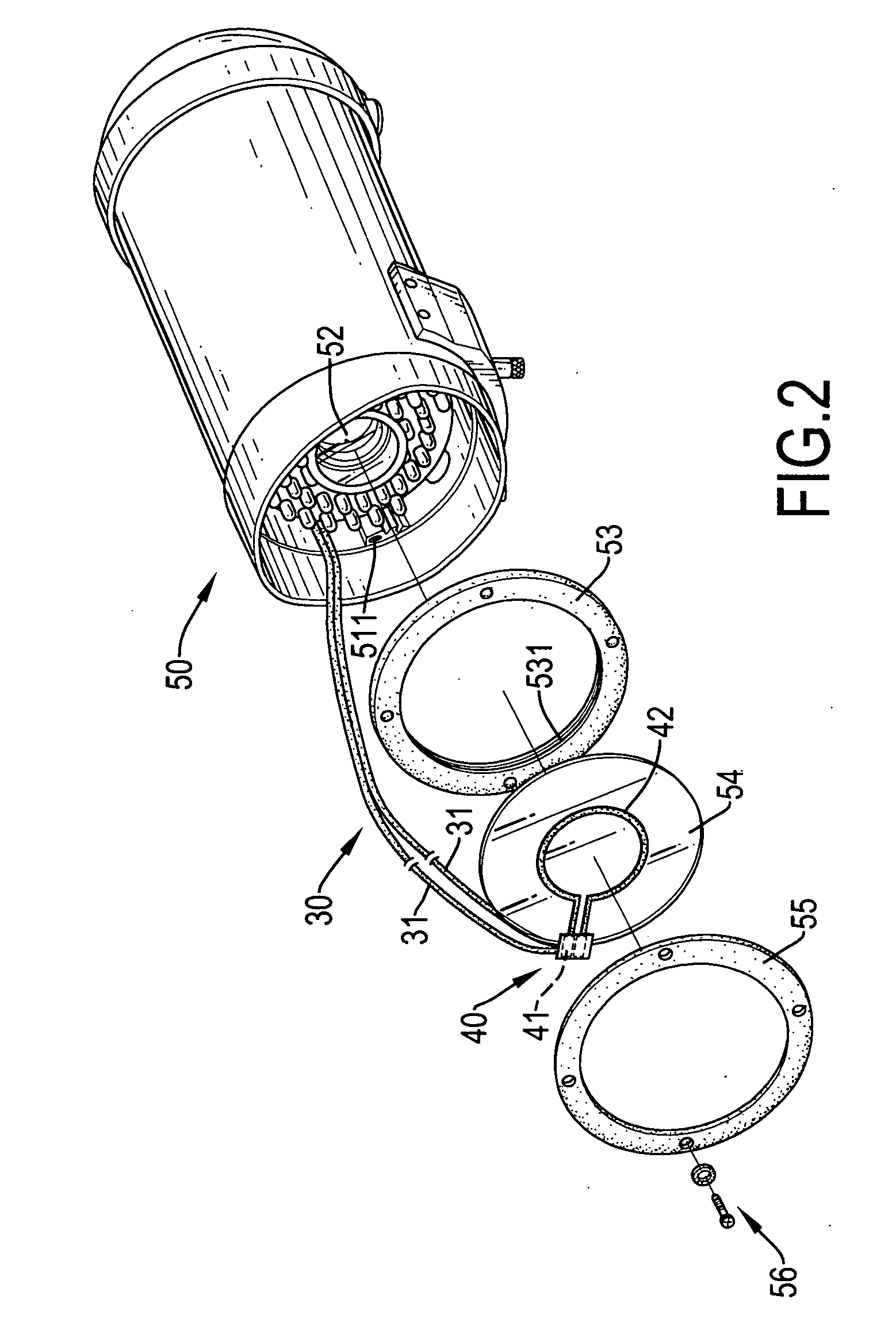 Defogging device for a surveillance camera