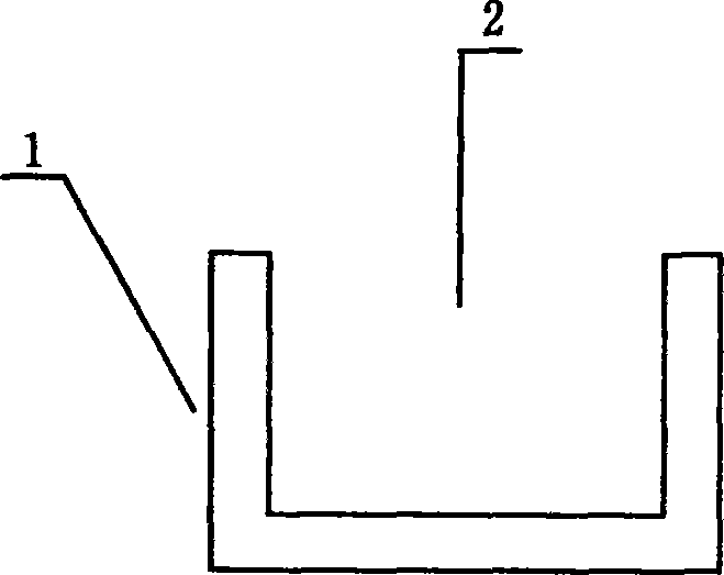 One-time wall body pouring die and manufacturing and use of die