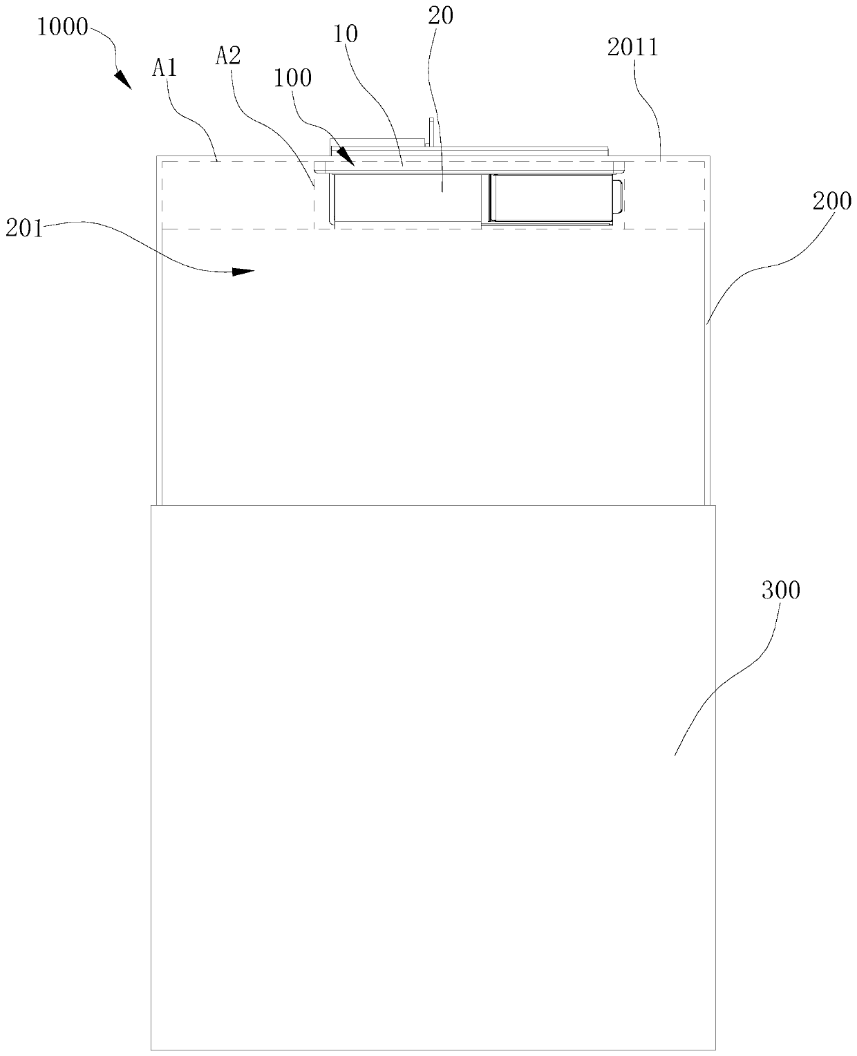 Distributor and washing electric appliance