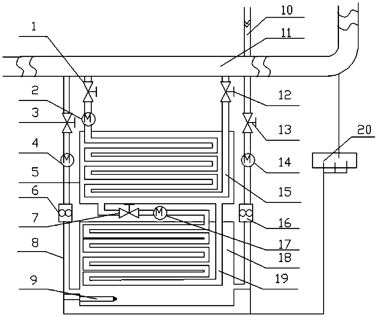 A modular submarine natural gas pipeline hydrate anti-blocking device and process