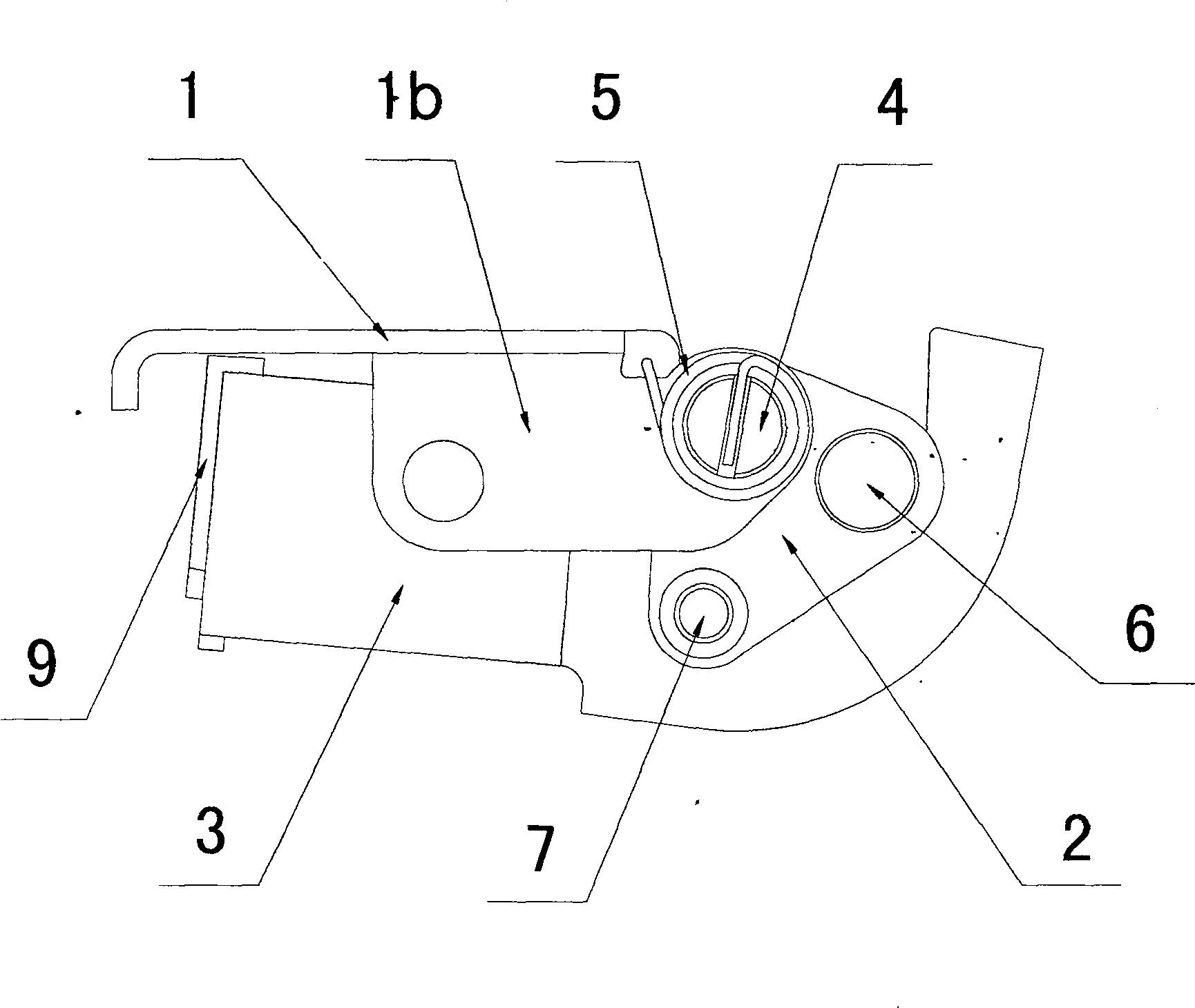 Lock catch device of vehicle sliding groove and method of manufacturing the same