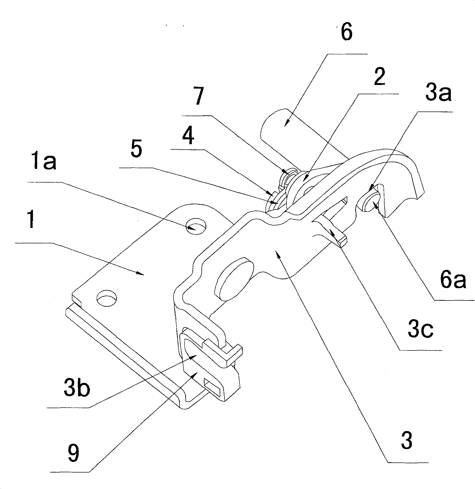 Lock catch device of vehicle sliding groove and method of manufacturing the same