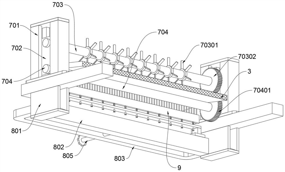 Drive and transmission device based on ceramic rubber roller for material conveying equipment