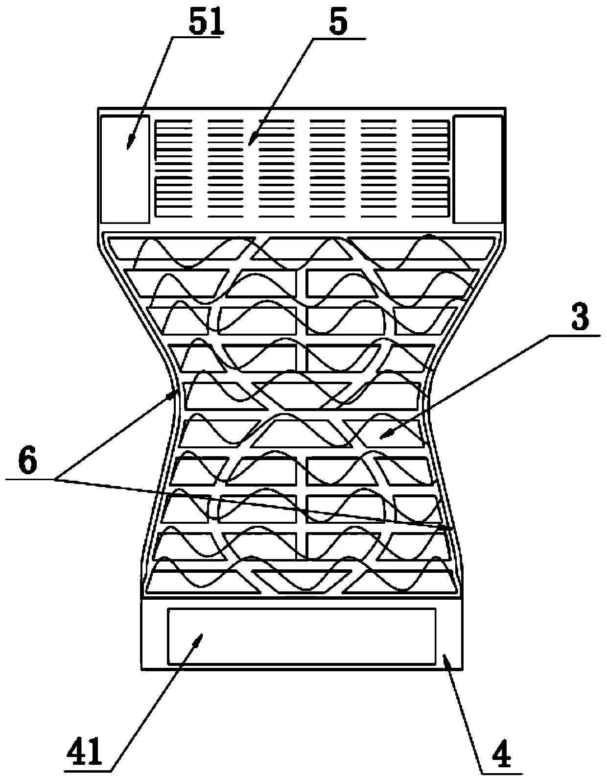 Rapid-absorbing core and paper diaper