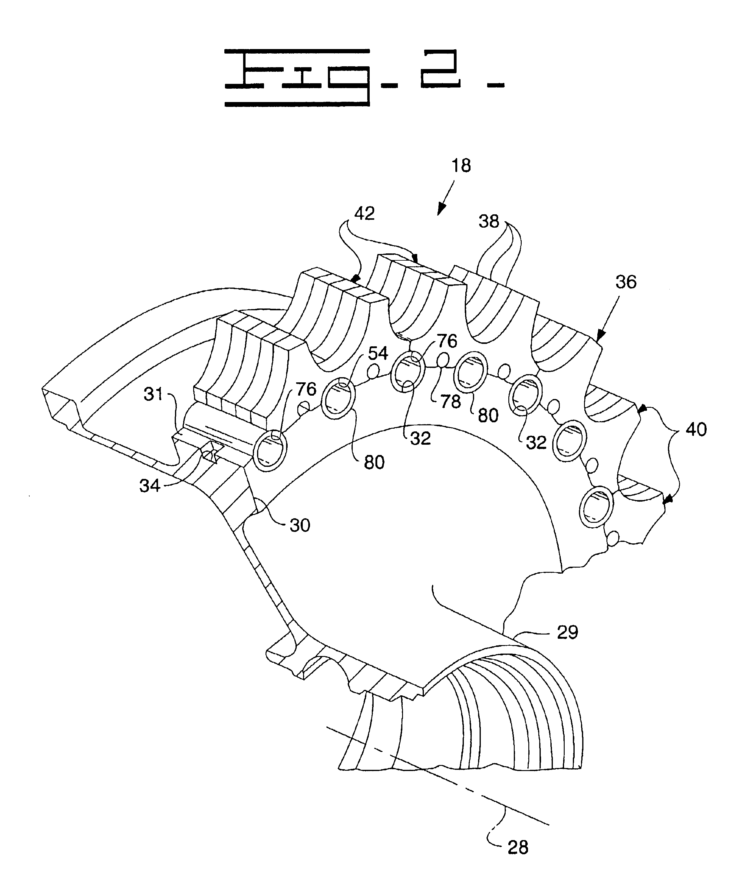 Reduced sound transmitting sprocket