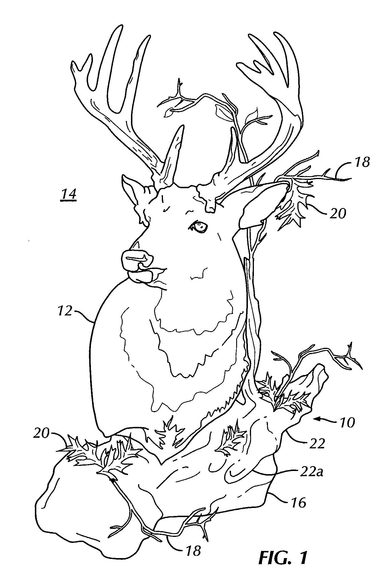 Habitat Mount For Wall Mounted Taxidermy Mannequin