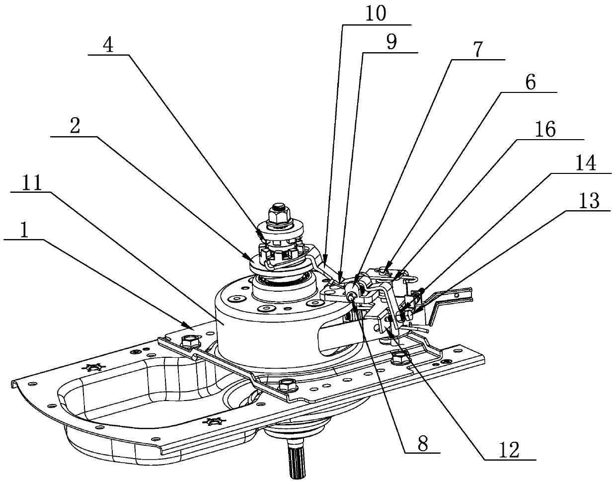 Clutch device of speed reduction clutch