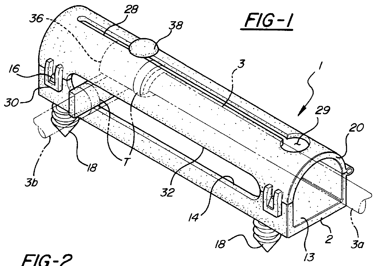 Wire harness protector with anti-rotation and sliding features