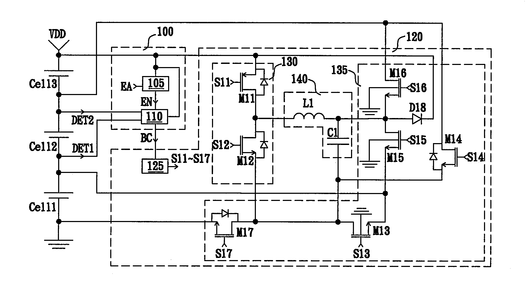 Battery voltage balance apparatus and battery charge apparatus