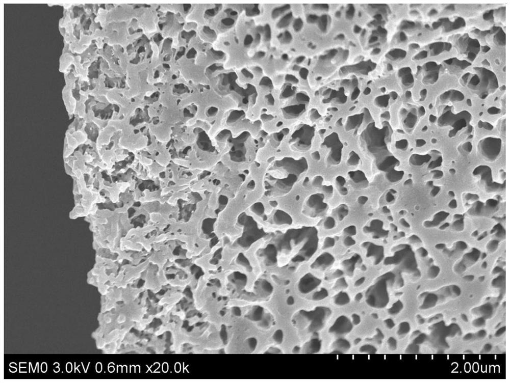 Preparation method of asymmetric hollow fiber membrane