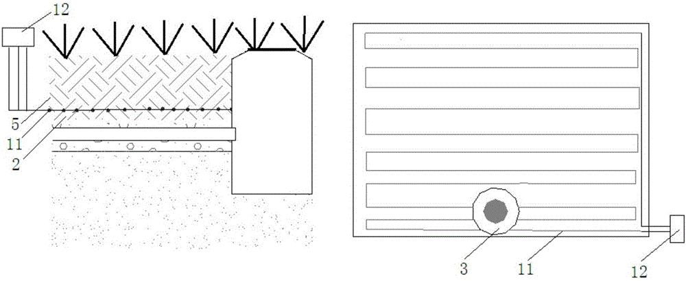 Saline and alkaline land landscaping system and method