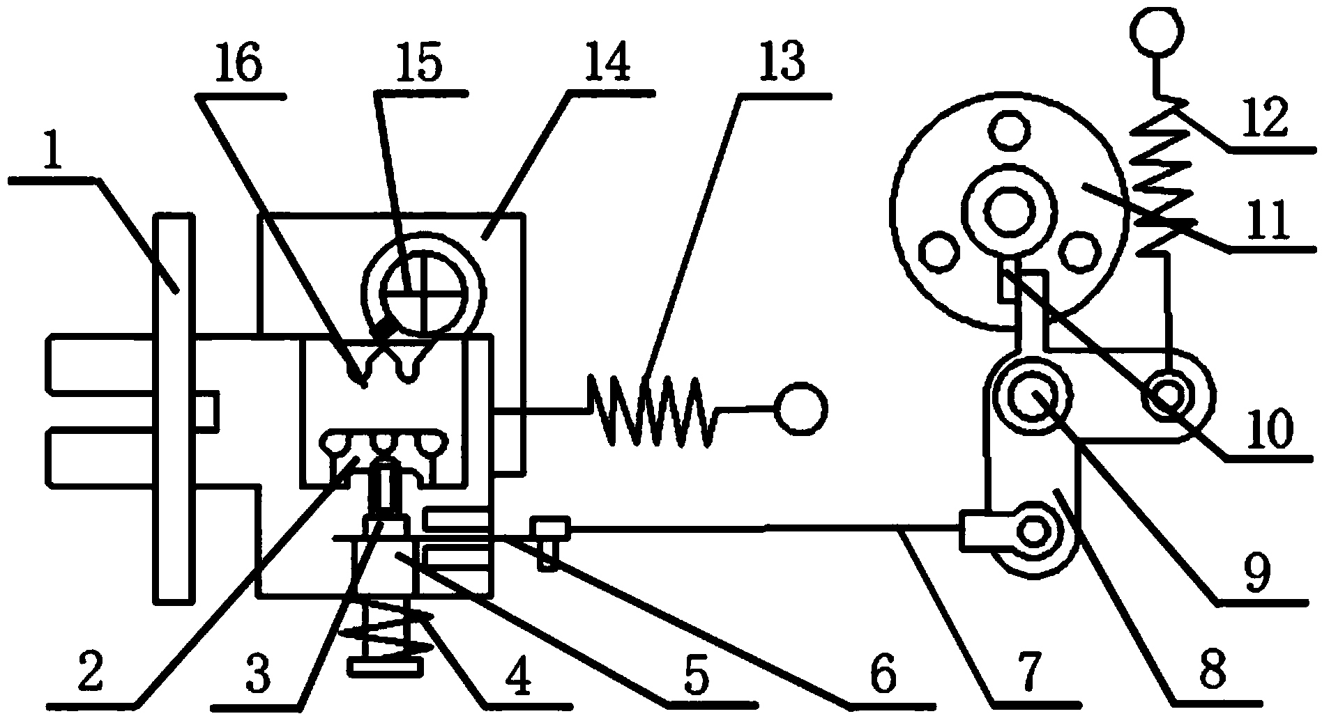 Mechanical unlocking mechanism for emergency situations