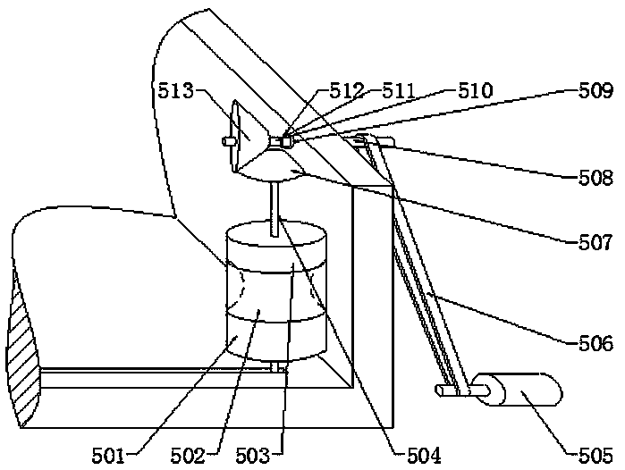 A metal material straightening machine