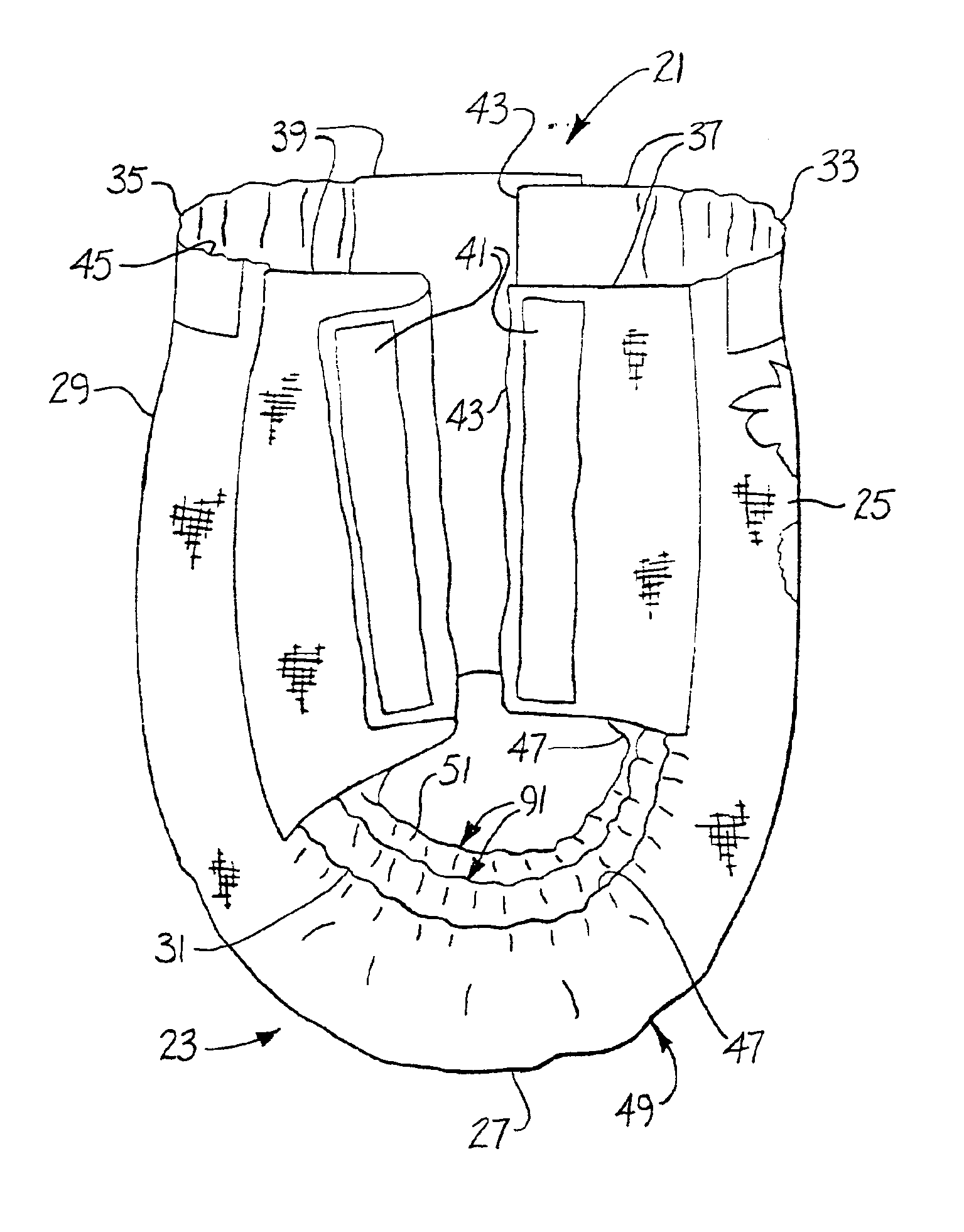 Disposable absorbent article