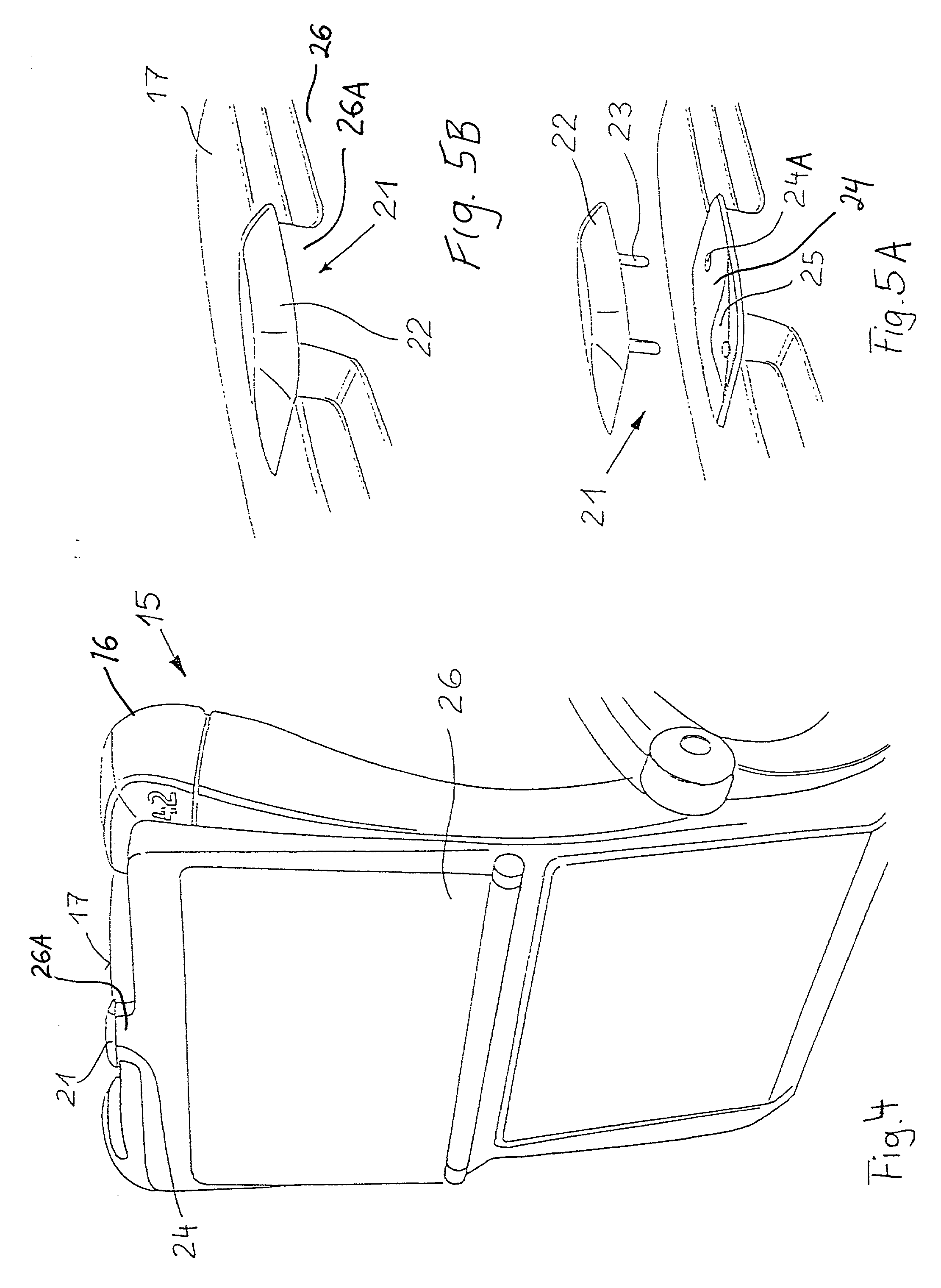 Passenger orientation arrangement in a passenger cabin