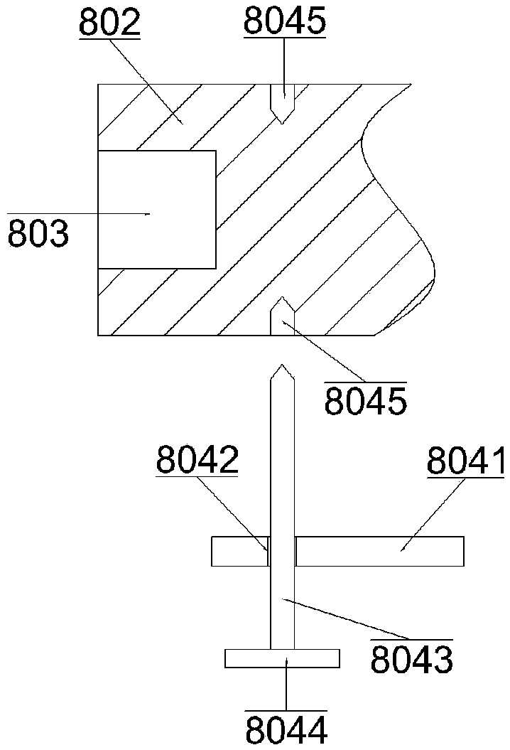 Cutting device for aluminum alloy tube with clamping rotation function