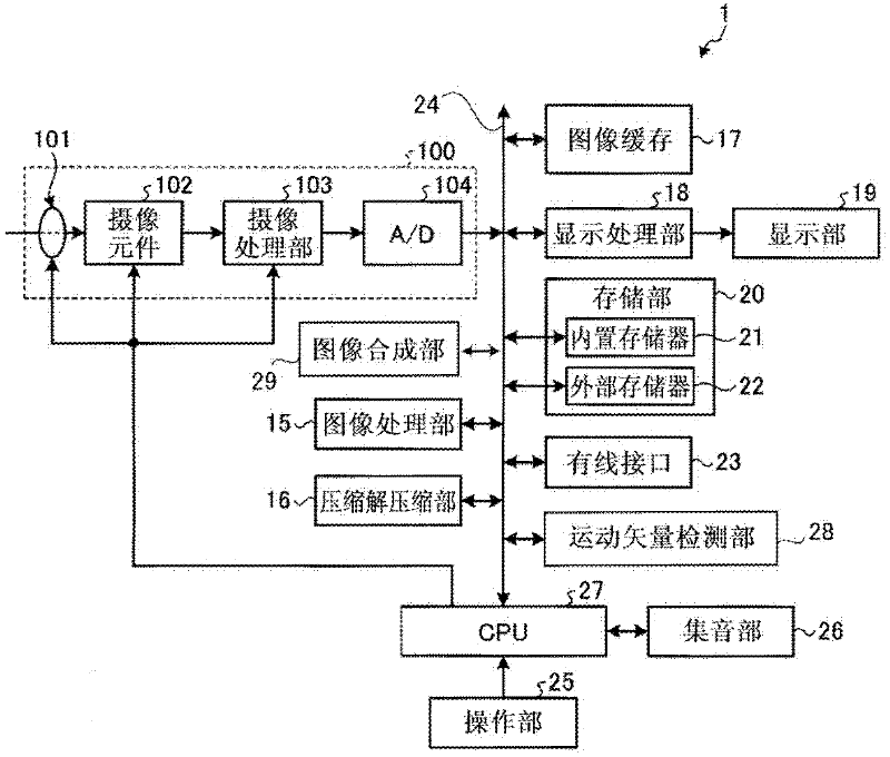 Panoramic image generation device and panoramic image generation method