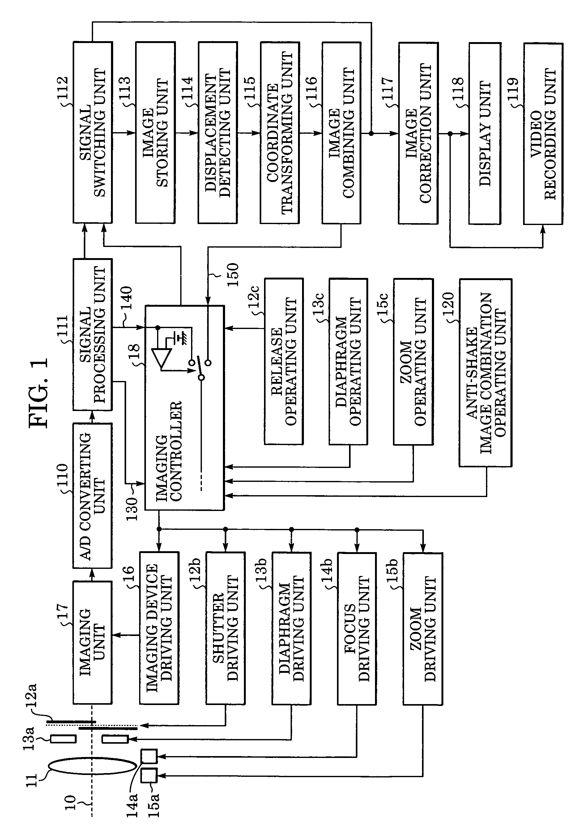 Imaging technique performing focusing on plurality of images