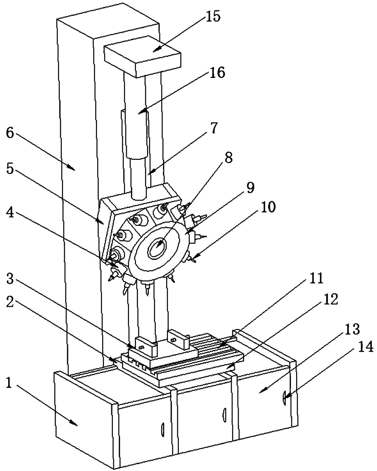 Fully-automatic perforating machine