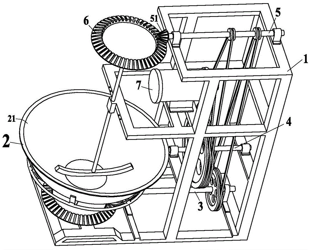 Sesame oil stirrer capable of automatically stirring pan bottom