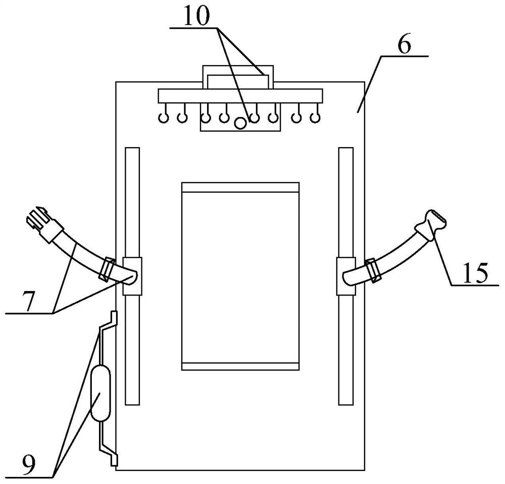 Dissection operation table for veterinary experiments